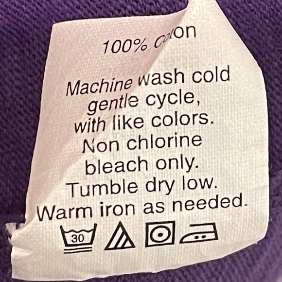 J. Crew Purple Cotton Top | Women’s Size Large - Picture 4 of 4